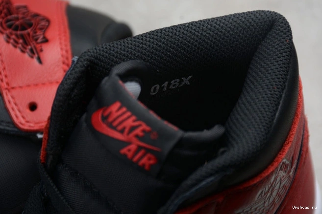  Banned High Retro 555088-001 OG Jordan 1 Air Black Red Bred 0930